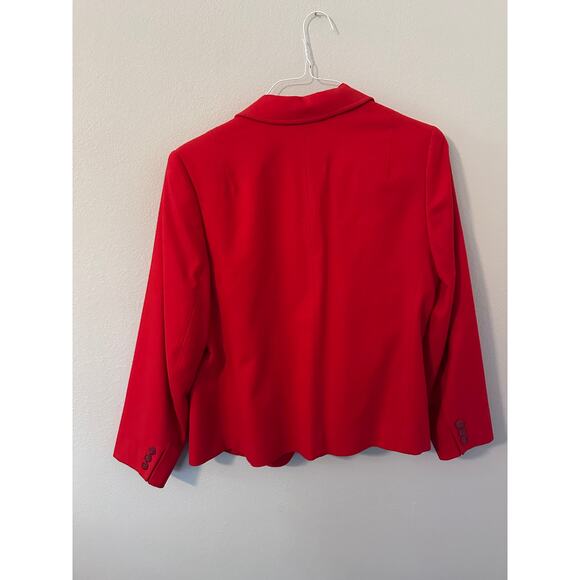 Vintage Pendleton Women's size 16 Red 100% Wool Blazer - Picture 6 of 6